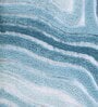Aqua Polyester 32X20 Inches Anti-Skid  Bath Mat