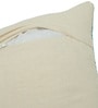 Aqua Polyester Floral 20x20 inches Cushion Covers Set of 3