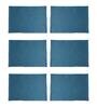 Premium (12x18) Aqua Blue Jute (Set of 2) Placemat