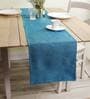 Premium (72x12) Aqua Blue Jute Table Runner