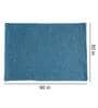 Premium (90x50) Aqua Blue Jute Table Cloth
