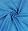 Blue Jute Solid 5 Ft Light Filtering Eyelet 2 Piece Window Curtain