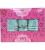 Aqua Solid 500 GSM Cotton 4 Pieces Towel Set