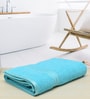 Blue Solid 500 GSM Cotton Bath Towel