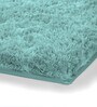 Aqua Solid Microfiber 3 X 5 Feet Tufted Carpet
