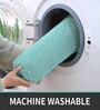 Aqua Solid Microfiber 3 X 5 Feet Tufted Carpet