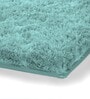 Aqua Solid Microfiber 4 X 6 Feet Tufted Carpet