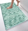 Aqua Solid Polyester 36x24 Inches Super Soft Bath Mat
