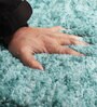Aqua Solid Polyester 36x24 Inches Super Soft Bath Mat