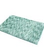 Aqua Solid Polyester 36x24 Inches Super Soft Bath Mat