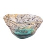 Aqua Veil Bowl Glass Vase
