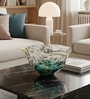 Aqua Veil Bowl Glass Vase