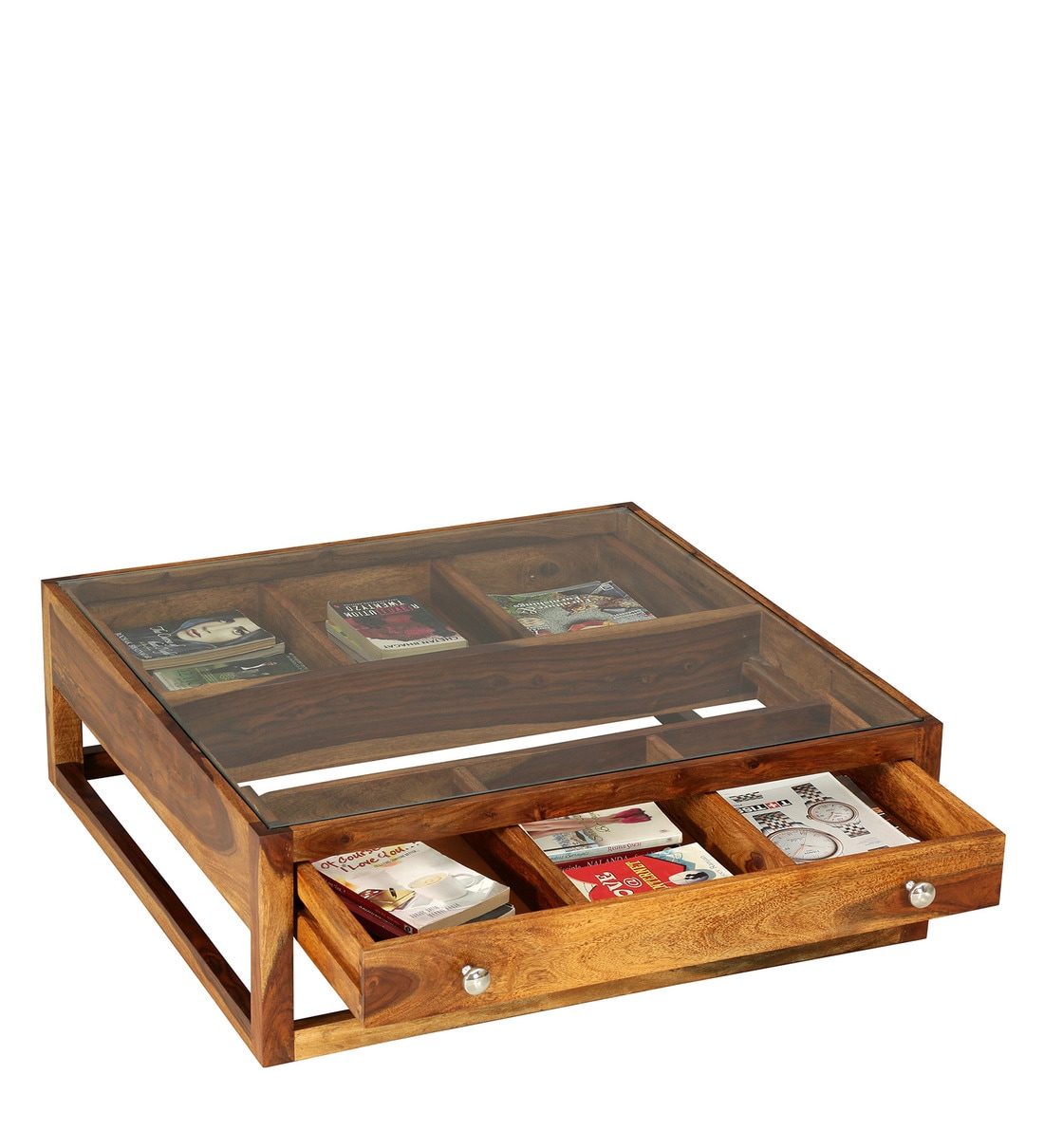 Buy Argos Solid Wood Coffee Table In Natural Teak Finish By Woodsworth