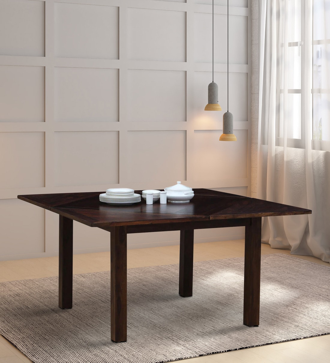 high quality extendable dining table