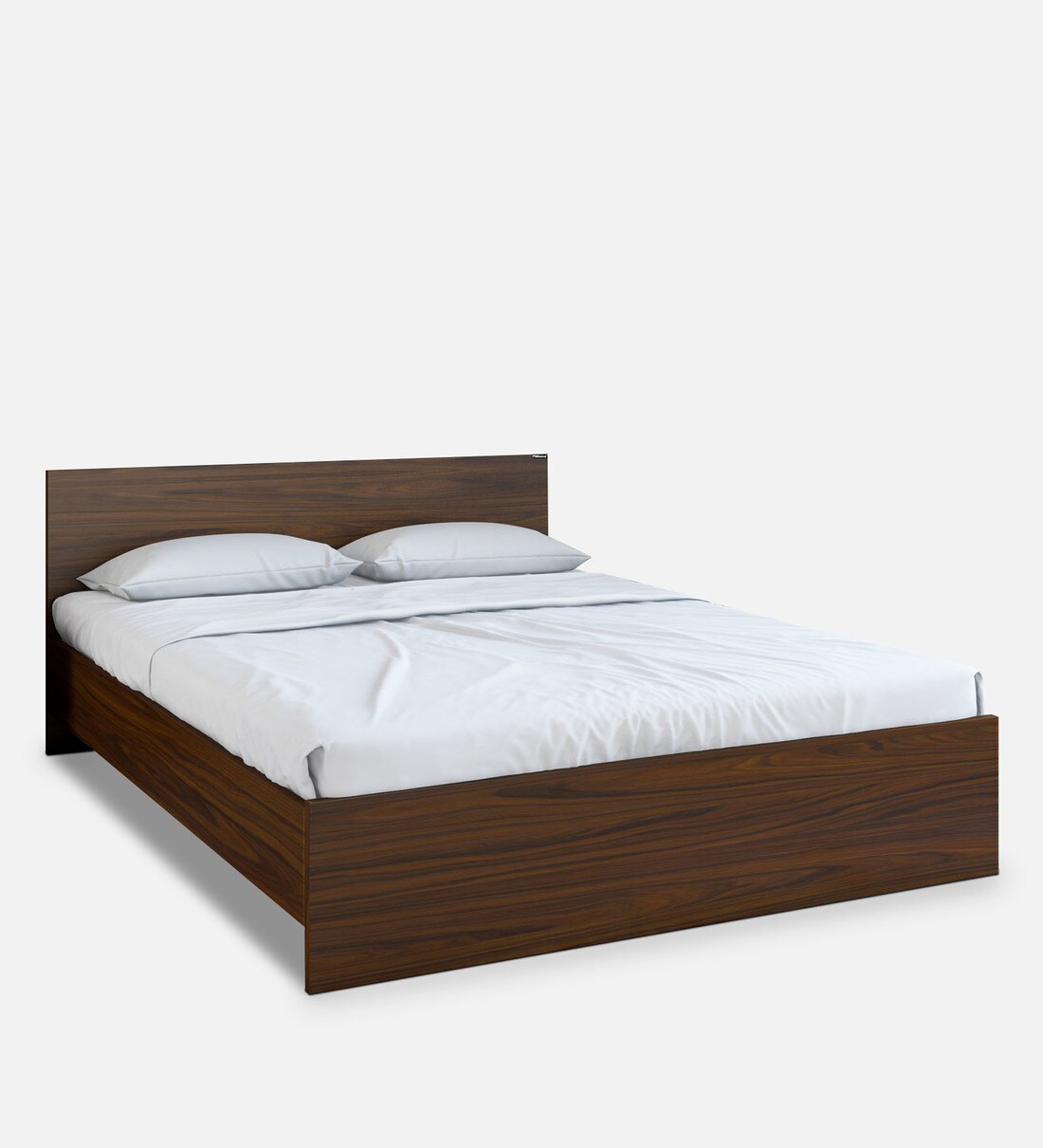 Buy Arthur King Size Bed in Walnut Finish by Nilkamal Online Modern