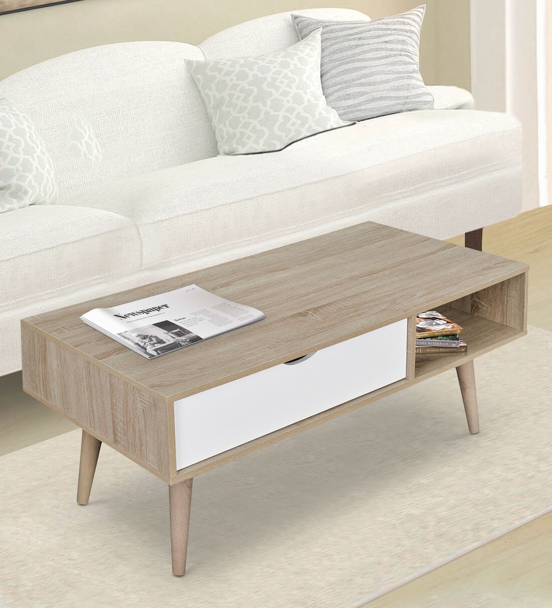 Oak colour deals coffee table