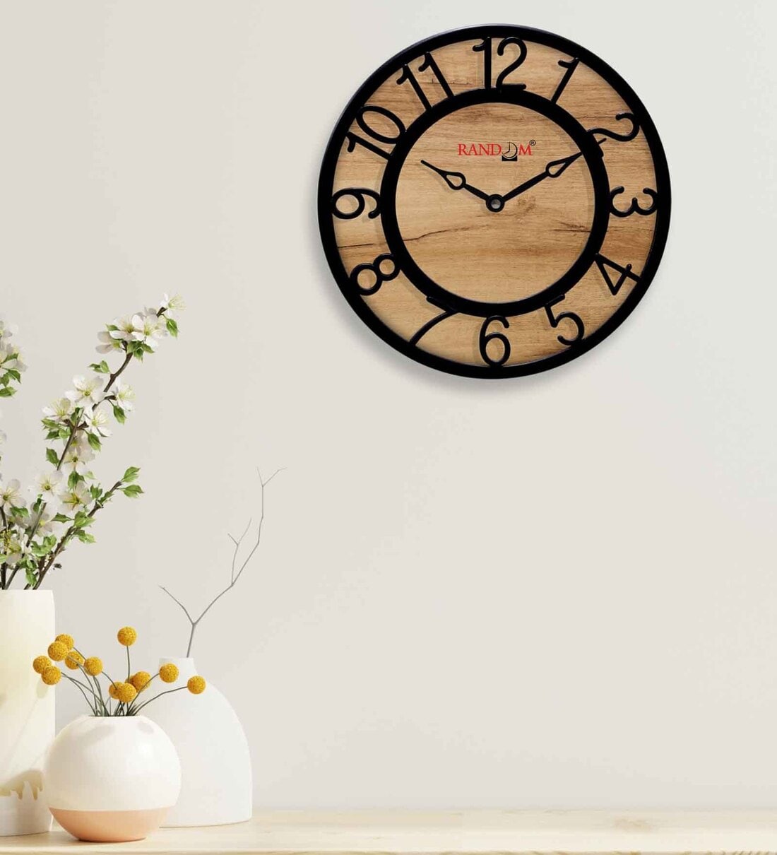 Buy Artisan Contemporary 8 Inches Plastic Wall Clock at 10% OFF by Random |  Pepperfry