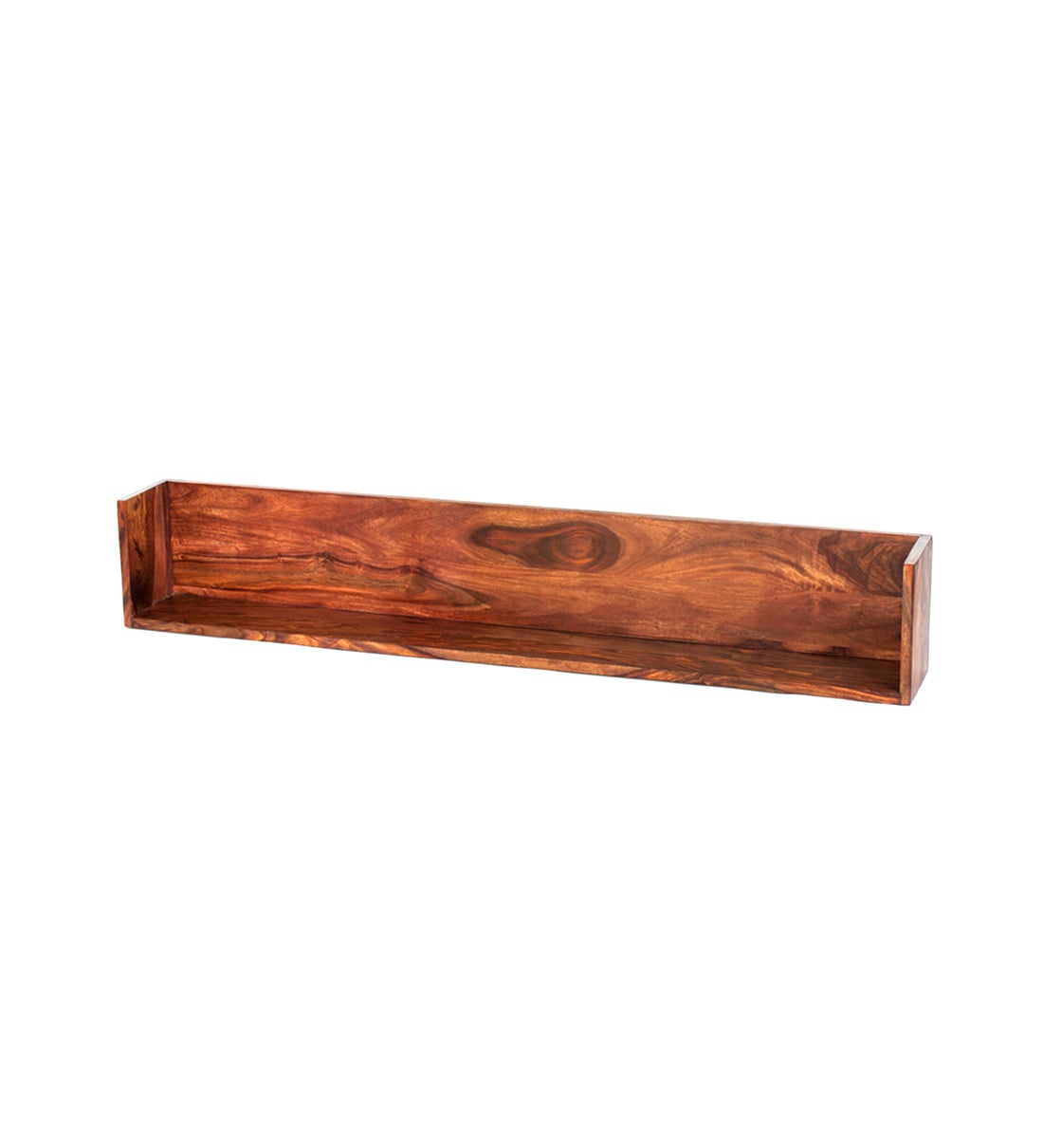 Buy Sheesham Wood Book shelf in Honey Oak Finish by Wooden Mood Online