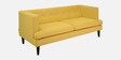 Aracely Fabric 3 Seater Sofa In Yellow Colour