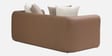 Arcade Leatherette 2 Seater Sofa with Solid Wood Fluting and Fabric Seat Arcade Leatherette 2 Seater Sofa with Solid Wood Fluting and Fabric Seat