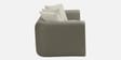 Arcade Leatherette 2 Seater Sofa with Solid Wood Fluting and Fabric Seat in Grey Colour Arcade Leatherette 2 Seater Sofa with Solid Wood Fluting and Fabric Seat in Grey Colour