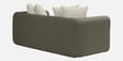 Arcade Leatherette 2 Seater Sofa with Solid Wood Fluting and Fabric Seat in Grey Colour Arcade Leatherette 2 Seater Sofa with Solid Wood Fluting and Fabric Seat in Grey Colour