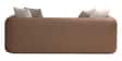 Arcade Leatherette 3 Seater Sofa with Solid Wood Fluting and Fabric Seat Arcade Leatherette 3 Seater Sofa with Solid Wood Fluting and Fabric Seat