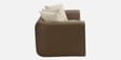 Arcade Leatherette 3 Seater Sofa with Solid Wood Fluting and Fabric Seat in Beige Colour Arcade Leatherette 3 Seater Sofa with Solid Wood Fluting and Fabric Seat in Beige Colour