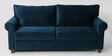 Antwerp Velvet 3 Seater Sofa In Teal Blue Colour