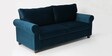 Antwerp Velvet 3 Seater Sofa In Teal Blue Colour