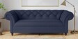 Allanton Fabric 3 Seater Sofa In Navy Blue Colour