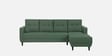 Roman Fabric LHS Sectional Sofa in Muted Sage Colour
