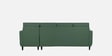 Roman Fabric LHS Sectional Sofa in Muted Sage Colour