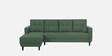Scott Leatherette RHS Sectional Sofa In Green Colour