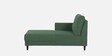 Scott Leatherette RHS Sectional Sofa In Green Colour