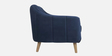 Aria Velvet 3 Seater Sofa in Blue Colour