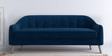 Aria Velvet 3 Seater Sofa in Blue Colour