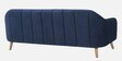 Aria Velvet 3 Seater Sofa in Blue Colour