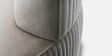 Aridne 3 Seater Upholstered Fabric Sofa in White Colour