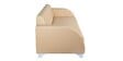 Aris 3 Seater Sofa With Ivory Finish