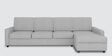Aristo 5 Seater LHS Sectional Sofa In Sandy Grey Colour