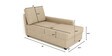Aristo Fabric LHS Sectional Sofa in Bliss Beige Colour