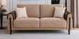 Arix 2 Seater Sofa In Brown Colour Arix 2 Seater Sofa In Brown Colour