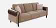 Arix 3 Seater Sofa In Brown Colour Arix 3 Seater Sofa In Brown Colour