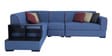 Arlo RHS Sectional Sofa In Blue Colour in L Shape