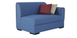 Arlo RHS Sectional Sofa In Blue Colour in L Shape