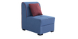 Arlo RHS Sectional Sofa In Blue Colour in L Shape