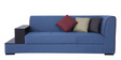 Arlo RHS Sectional Sofa In Blue Colour in L Shape