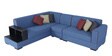 Arlo RHS Sectional Sofa In Blue Colour in L Shape
