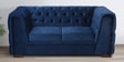 Arlo Velvet 2 Seater Sofa In Royal Blue Colour
